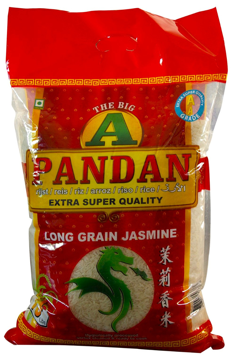 Big A Pandan rijst - lekker jasmine rijst 10 lbs